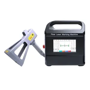 Machine de marquage laser à fibre couleur de bureau 20w 30w 50w JPT MOPA pour tôle