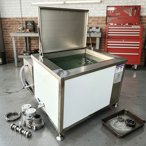 Baño Ultrasónico de 192L con Filtro, Limpiador Ultrasónico Industrial Comercial <span class=keywords><strong>para</strong></span> <span class=keywords><strong>Limpiar</strong></span> Bloques de Motor, Cilindros y Piezas de Automóviles - Product Image 1