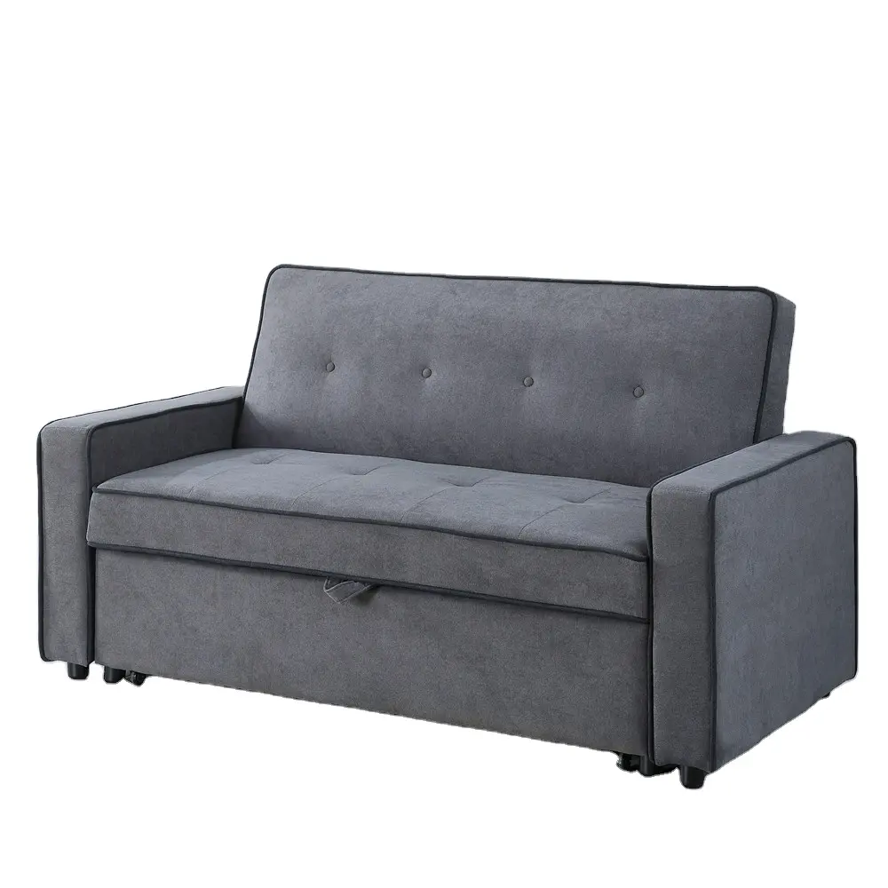 High qualität 2 sitzer Fabric sofa klapp sleeper futon sofa bett