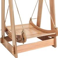 Vente en gros de lit personnalisé en bois massif pour chat hamac détachable moderne nid de couchage balançoire jouet fournitures pour animaux de compagnie pour chats arbres à chat griffoir