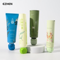 Tube souple OEM pour crème pour les mains, avec capuchon spécial, logo personnalisé, emballage souple vide pour lotion, en matériaux PCR, PE, PBL