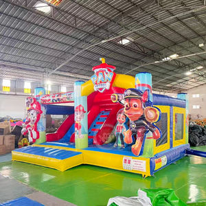 Castillo Inflable <span class=keywords><strong>de</strong></span> la Patrulla Canina con Tobogán, Juguetes <span class=keywords><strong>de</strong></span> la Patrulla Canina en 3D, Castillo Inflable para Fiestas Infantiles - Product Image 3