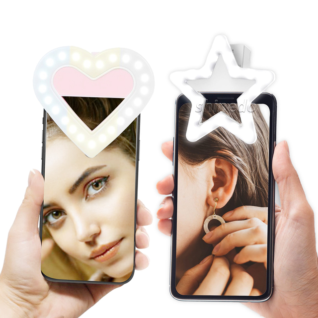 USB Charge Led Selfie Ring Light Mobile Phone Lens LED Selfie Lamp Ring Selfie Light