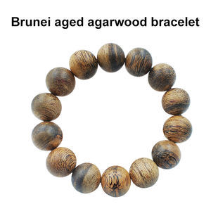 Vintage Brunei Yabancı Ağacı Örgülü Boncuklu Erkek Bilekliği - Product Image 1