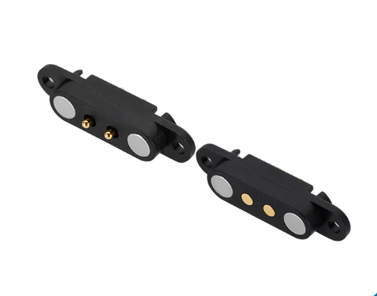 Magnetic Connector Pogo Pin or Spring Pin Pogo Pin Male and Female Sockets 2.3mm/2.54mm/2.8mm with Screw Holes