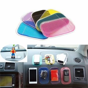 Car Non-Slip Mat Custom Magic Anti-Slip <b>Slide</b>-Proof Pad Dashboard Sticky Dash Adhesive Cell Phone Mobile Holder Black Silicone - Product Image 1