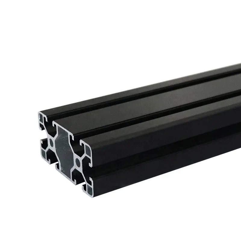 Langle Bingkai Ekstrusi Profil Aluminium, 50Mm Hingga 7500Mm 4080 T-slot Ganda 40X80Mm untuk CNC