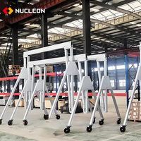 Grue mobile portative de portique d'alliage d'aluminium la plus populaire de la Chine 1 tonne 2 tonnes 3 tonnes