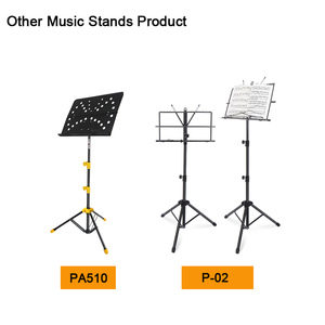P-07 OEM Vente en gros Support de partitions portable réglable en fer et plastique - Supports pour instruments de musique - Product Image 4