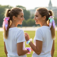 Chouchous LED Lumineux pour Cheveux – Élastiques Lumineux Colorés pour Femmes et Filles – Nouveautés en Satin Brillant