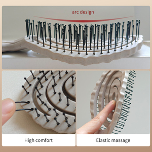 <span class=keywords><strong>Brosse</strong></span> à <span class=keywords><strong>cheveux</strong></span> spirale CHAOBA - <span class=keywords><strong>Brosse</strong></span> démêlante - Pour brosser les <span class=keywords><strong>cheveux</strong></span> mouillés ou séchés au sèche-<span class=keywords><strong>cheveux</strong></span> - <span class=keywords><strong>Brosse</strong></span> démêlante ventilée - 4 couleurs - Logo personnalisé - Product Image 2