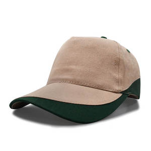 Gorras Personalizadas con Bordado, Dos Tonos, Verde Caqui, Precio de Fábrica, Estructuradas, de 5 Paneles, de Lona, Deportivas, de Béisbol - Product Image 5
