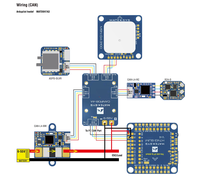 Contrôleur de vol Mateksys H743 SLIM V4 double ICM42688P STM32H743 2-8S LiPo DroneCAN pour système de drone FPV à aile fixe
