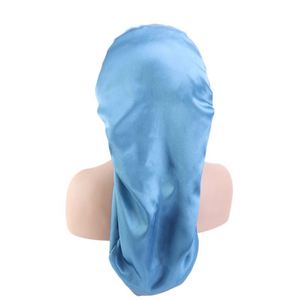 Bonnet de nuit pliable extra long doux et confortable avec bouton, idéal pour les tresses et les dreadlocks - Product Image 4