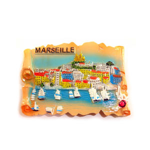 NEW Tùy Chỉnh Marseilles Poly Nhựa Thủ Công Trang Trí Du Lịch Lưu Niệm Với Người Giữ Nhựa Treo Nhựa Trang Trí - Product Image 3