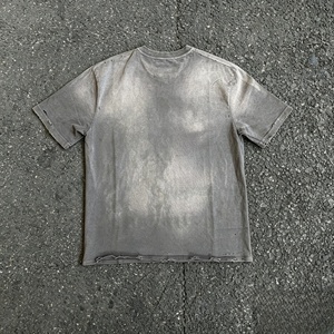 T-shirt en coton teint uni pour homme, col rond, manches courtes, style décontracté, coupe classique - Product Image 2