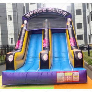 Alquiler de Tobogán Acuático Inflable Doble de PVC Comercial para Niños, Tamaño Personalizado, Certificado CE, Tobogán Acuático Inflable para Exteriores - Product Image 5