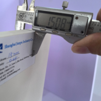 Feuille en plastique légère de panneau de PVC d'isolation thermique 1.22*2.44 1.56*3.05 2.05*3.05 feuille de mousse de 1-40mm
