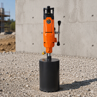 CAYKEN Perceuse à carottage diamantée immergée dans l'huile de 300 mm, puissante pour le forage de construction, avec option de support et de réglage progressif de la vitesse et du réducteur