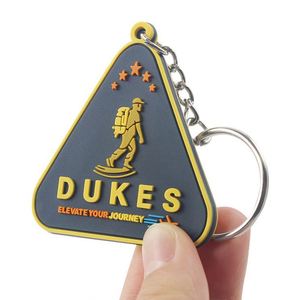 Factory Wholesale Custom 3D Silicon Keychain <b>Personalized</b> Cute <b>Keychains</b> for Girls Soft PVC <b>Keychains</b> - Product Image 3