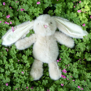 30cm Custom Long Ear Rabbit Osterhasen puppe Weißes grünes Kaninchen Super weiches Plüsch tier - Product Image 5