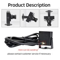 ZWAK 2MP 3200 F22 1080P Webcam USB 1.44mm Lensa Fisheye 180 derajat CMOS UVC Plug Play HD Mini Kamera Industri Sudut Lebar