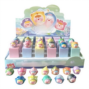 Linda Caja Sorpresa de Resina DIY, Muñeca con Temática de Animales Marinos, Figura Coleccionable Galvanizada para Decoración de Escritorio - Product Image 4