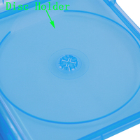 WEISHENG – Lot de 14 mm, 1, 2, 3, 4, 5, 6 disques, étuis de remplacement vides pour Blu-ray, DVD et CD, noirs, 4K UHD, vente en gros