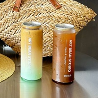 Bouteille PET de 330 ml de haute qualité avec impression sérigraphique, opercule à anneau, conception à ouverture facile pour boissons, jus, lait, thé