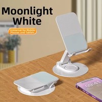 Support de téléphone de bureau en métal For Source |   Rétractable et pliable |   Support rotatif à 360 degrés |   Tablettes universelles Q10-M portables