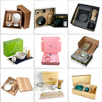 Kit de 5 bols à fouet en bambou, accessoires assortis sans bpa, cadeau, macha
