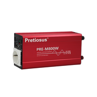 Onduleur Pretiosus 800w 800W Onduleur 12/24/48V DC à 110/120/220/230/240V AC Onde sinusoïdale modifiée Convertisseur d'alimentation hors réseau