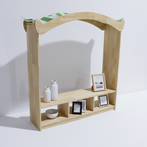 Ensemble de chaises et étagères en bois pour la maternelle, mobilier de garderie, <span class=keywords><strong>bibliothèque</strong></span> pour enfants, salle d'étude pour enfants, coin lecture - Product Image 2