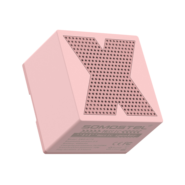 TWS Dual Pairing Wireless Speakers Mini Square Aluminum Alloy ABS Portable  Speaker Wholesale