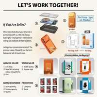 Vente en gros de chargeurs portables sans fil magnétiques en alliage d'aluminium de 10000 mAh, design ultra fin, pour cadeaux d'entreprise et programmes promotionnels
