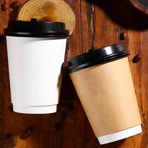 Gobelets à café jetables à double paroi, personnalisables, imperméables, de qualité alimentaire, pour boissons chaudes, vente chaude en usine - Product Image 3