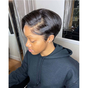 <span class=keywords><strong>Pixie</strong></span> วิกผมตัดมนุษย์สำหรับผู้หญิงผิวดำ,วิกผมสั้นตัดจาก <span class=keywords><strong>Pixie</strong></span> - Product Image 3