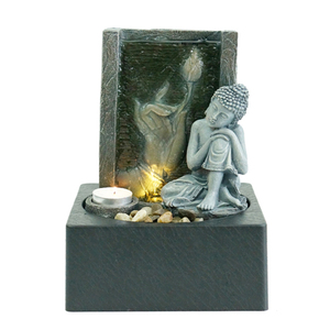 Fuente de agua de mesa de Buda, decoración para el hogar y la Oficina - Product Image 3