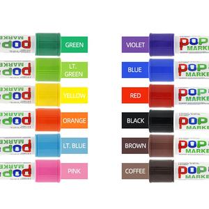 <span class=keywords><strong>Pennarelli</strong></span> <span class=keywords><strong>a</strong></span> inchiostro <span class=keywords><strong>a</strong></span> <span class=keywords><strong>base</strong></span> <span class=keywords><strong>di</strong></span> alcol Sipa SA06/12/20/30, 12 colori, punta piatta permanente, ad alta capacità, per disegno e poster. - Product Image 3