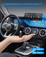 Transceptor Inalámbrico Carplay Inteligente de Alta Definición 2026, Altamente Recomendado, Compatible con Sistemas Android y Apple
