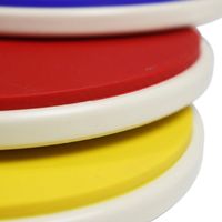 Factory Direct 10 Inch Jazz Drum Rubber Practice Pad-Multi Color Non-Slip & Shock-Resistant Drum Accessories