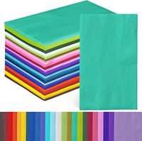 Échantillon Gratuit Serviettes de Table Personnalisées en Papier Airlaid 1 Plis en Pâte de Bois Vierge Imprimées par Transfert Thermique Effet Lin pour Logo Certifié