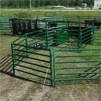 Panneaux de clôture pour bétail galvanisés à chaud 6 pieds * 16 pieds, antirouille, robustes, pour enclos à taureaux, pour élevage de bovins