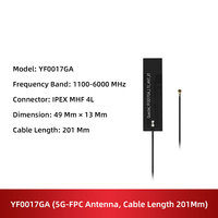 YF0006PA 4G LTE FPC Antenna 1st Gen Connector 1710-2690MHz Full Band Flexible PCB Antenna for 4G Module IoT Gateway