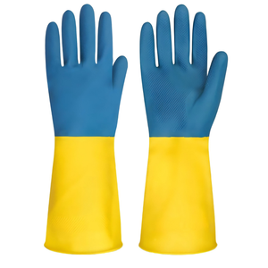 Gants en néoprène résistants aux produits chimiques et aux huiles 20mil 33cm, certifiés CE, disponibles directement de l'usine - Product Image 1