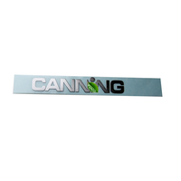 Lettres métalliques étiquettes personnalisé mince électroforme or nickel 3D logo transfert décalcomanies en relief en métal autocollants avec adhésif
