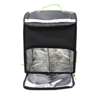 Mochila aislante para llevar comida, bolsa de refrigeración para bicicleta, Pizza, personalizada de fábrica, de alta calidad, impermeable, JLD