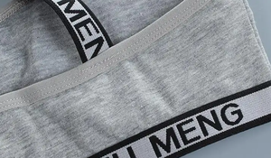 Set <span class=keywords><strong>Reggiseno</strong></span> e Mutandine per Ragazze Adolescenti, Completo Casual in Cotone Imbottito con <span class=keywords><strong>Reggiseno</strong></span> da Allenamento e Slip con Elastico in Vita per Bambine - Product Image 5