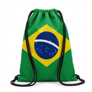 Sac à dos à cordon 2026 avec drapeau national (USA, Canada, Mexique) pour le Tournoi Mondial de Football – Sac de sport pour supporters - Product Image 3