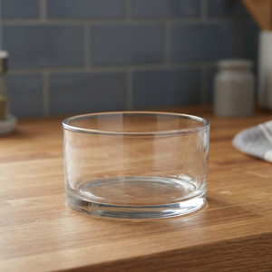 Petit vase cylindrique pour bougies flottantes, vase cylindrique bas pour centre de table, vase en verre à parois droites, vase cylindrique en verre - Product Image 4